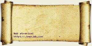 Valentina Dedijer vizit kartica